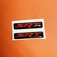 SRT-Style Domed Key Fob Inlay Decal Set for Dodge Challenger, Charger and Durango_2