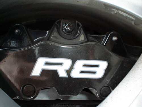 R8 Brake Caliper Vinyl Decal Sticker for Audi R8