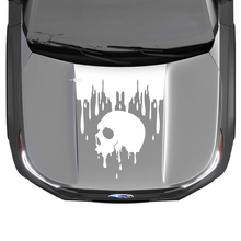 Hood Skull Blood Graphics Vinyl Stickers Decals fit Suba Forester
 2