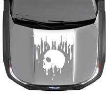 Hood Skull Blood Graphics Vinyl Stickers Decals fit Suba Forester
 2
