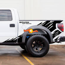 Roush Off-Road Mud Splash Bed Side Vinyl Decal for Musclecar truck 2013+_3