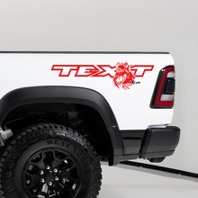 TRX Eating Raptor Bedside Vinyl Decal Sticker for Dodge Ram 1500_3