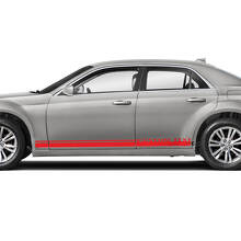 Vinyl Decals Stickers for Chrysler 300 Custom Text Rocker Panel Side Graphics 3