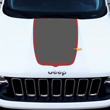Custom Blackout Hood Vinyl Decal for Jeep Cherokee Trailhawk_2