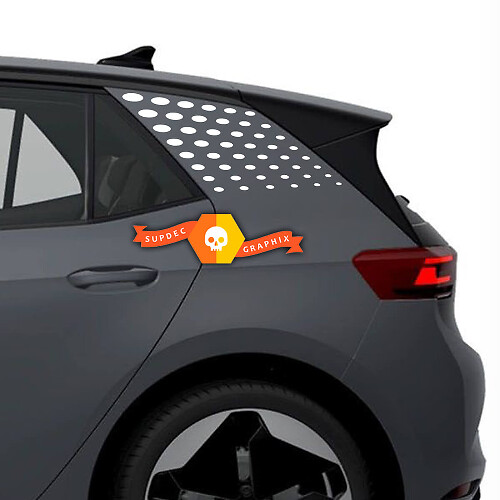 Shrinking Dots Bedside Vinyl Decal Kit for Volkswagen ID.3