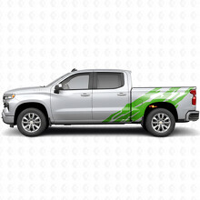 Jagged Bedside Vinyl Stripes for Chevrolet Silverado 1500 T1XX 2019-2026_6