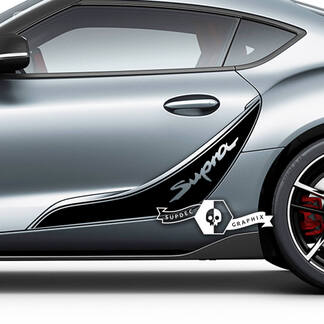 Toyota Supra MKV A90 A91 Doors Side Graphics Decals Stickers
