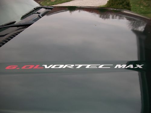 6.0L Vortec Max Hood Vinyl Decal Set for Chevy Silverado and GMC Sierra