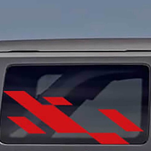 Rear Window Vinyl Decal Graphics Kit for Musclecar horse