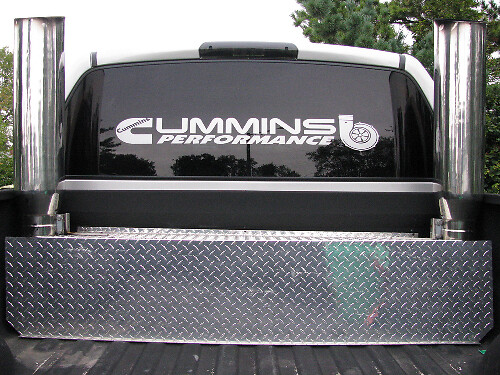 Cummins Performance Rear Window Vinyl Decal for Dodge Ram Trucks