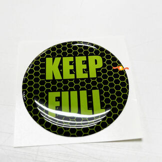 Keep Full Honeycomb Lime Fuel Door Insert emblem domed decal for Challenger Dodge
 1
