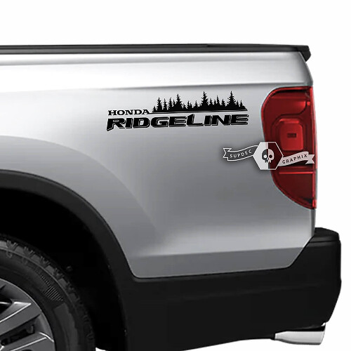 Ridgeline Forest Style Rear Side Vinyl Decal Kit for Honda Ridgeline 2023 