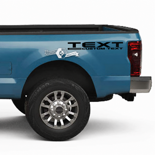 Bed Fender Logo Decals for Musclecar Super Duty