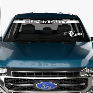 Windshield Ford Super Duty 2023 Logo Lines Decals Stickers Graphics Vinyl
