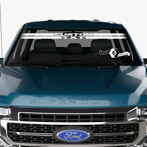 Windshield Lines Decals for Musclecar Super Duty