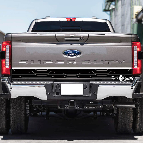Tailgate Ford Super Duty 2023 Geometry Lines Vinyl Decals Stickers Graphics

