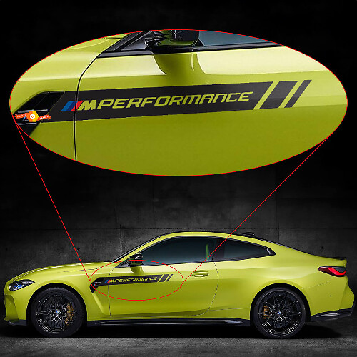Autobarn M Performance Side Doors M vinyl decal sticker for BMW M4 M3 G82 G83