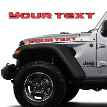 2x Hood Decals Stickers for 2019 - 2023 Jeep Gladiator Topographic Map Topo
 3