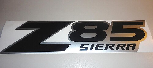Z85 Sierra Factory Style Vinyl Decals for GMC Sierra
