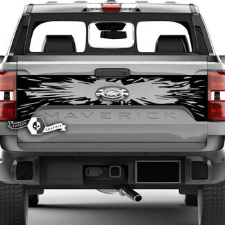 Ford F-150 XLT Maverick Tailgate Splash Explosion Graphics Side Decals Stickers
