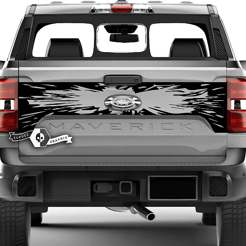 Ford F-150 XLT Maverick Tailgate Splash Explosion Graphics Side Decals Stickers
