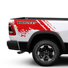 Mud Splash Style Bed Side Vinyl Decals Kit for Dodge Ram 1500 Rebel_2