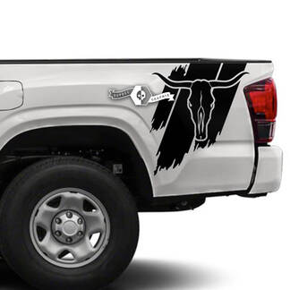 2x Toyota Tacoma SR5 Bed Side Bear Mud Vinyl Decals Graphic Sticker
