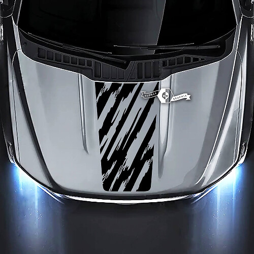 Ford F-150 XL XLT STX LARIAT Hood Destroyed Mud Graphics Decals Stickers
