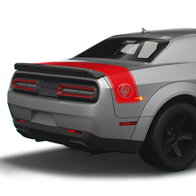 Wildcat Style Rear Trunk Stripe Vinyl Decals for Dodge Challenger_3