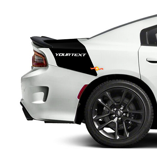 Tailband Custom Rear Trunk Stripe Vinyl Decals for Dodge Charger