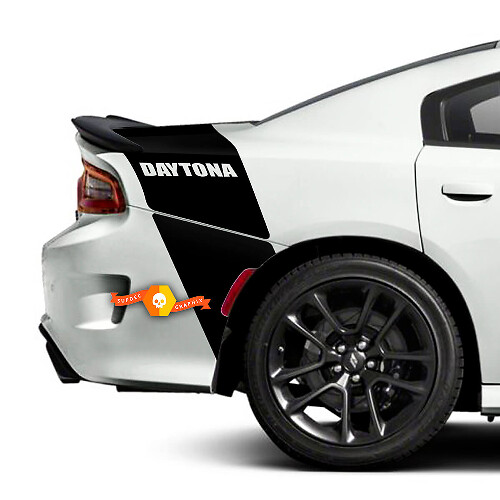 Daytona Style Rear Tailband Stripe Vinyl Decals for Dodge Charger