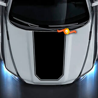 Hood  Dodge Ram 1500 Power Wagon Vertical Graphic decal stripe
