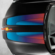 M-Color Style Gradient Hood Stripes Vinyl Decal for 2021+ BMW M3 M4 G80 G82 G83_2