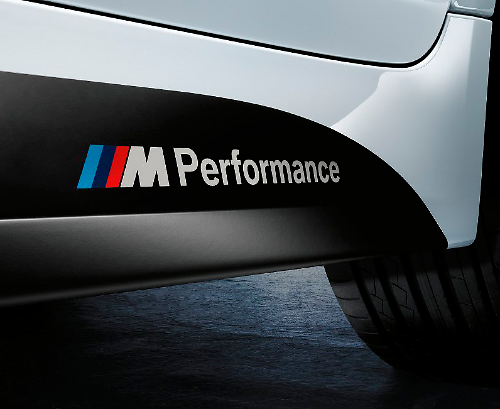 M Performance Logo Rocker Panel Vinyl Decal Sticker for BMW M3