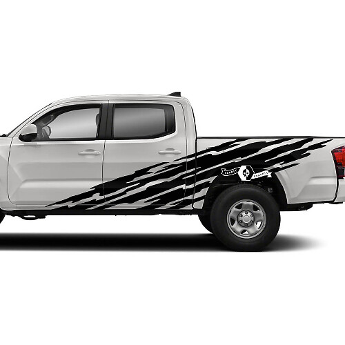 2x Toyota Tacoma SR5 Doors Bed Side Mud Splash Vinyl Decal Graphic Sticker 2