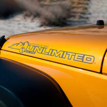 Unlimited Mountains Hood Vinyl Decal Rubicon Sahara Wrangler_2