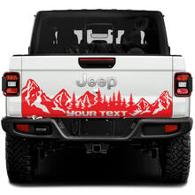 Jeep Gladiator Wrap Forest Mountains Stickers Decals Vinyl Graphics Tailgate Bed Vinyl Stickers Decals
 3