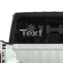 Jeep Gladiator Rear Window Forest Mountains Compass Stickers Decals Vinyl Graphics
 2