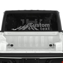 Jeep Gladiator Rear Window Forest Mountains Stickers Decals Vinyl Graphics
 2