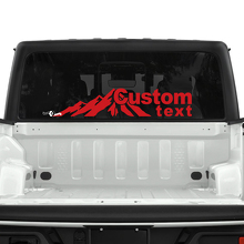 Jeep Gladiator Rear Window Forest Mountains Stickers Decals Vinyl Graphics
 3