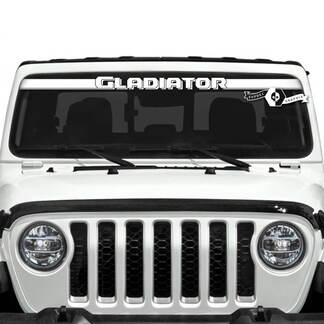 Jeep Gladiator Windshield Logo Tire Track  Decals Vinyl Graphics
