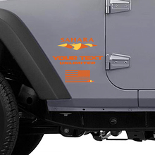 Desert Sand & US Flag Side Vinyl Decal for Jeep Wrangler Unlimited_3