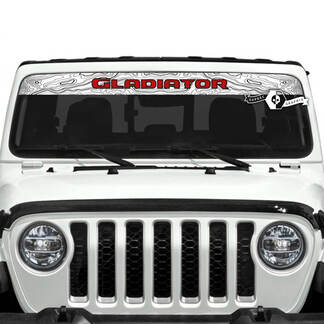 Jeep Gladiator Windshield Logo Decals Vinyl Graphics
