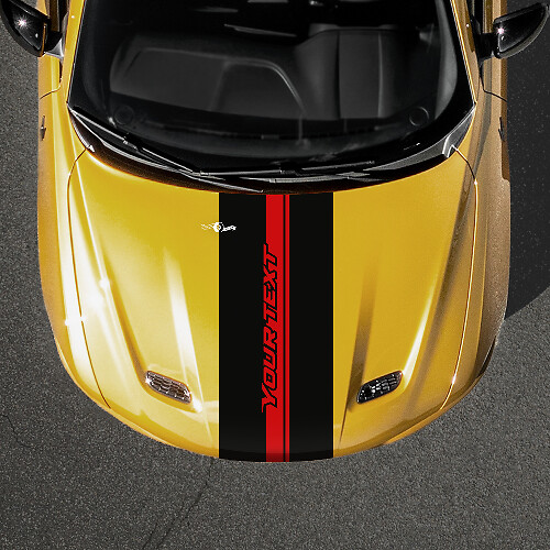 Custom Text Hood Stripe Vinyl Decal for Dodge Hornet