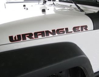 2 Wrangler Rubicon jeep CJ TJ YJ JK XJ JL Vinyl Sticker Decal