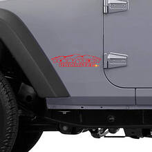 Mountain Style Custom Side Vinyl Decal Kit for Jeep Wrangler Unlimited _3