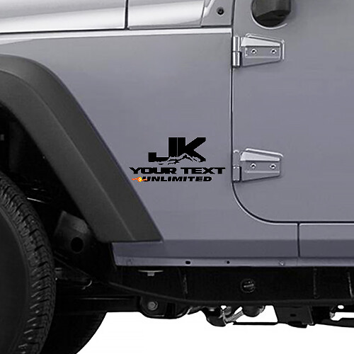 JK Mountain Style Vinyl Decal for Jeep Wrangler Unlimited