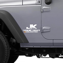 JK Mountain Style Vinyl Decal for Jeep Wrangler Unlimited 2