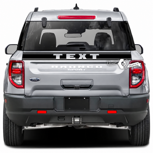 Custom Text Tailgate Bed Trim Stripe Logo Wrap Decals Stickers for Musclecar horse