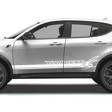 Custom Hornet Logo Doors Side Stripes Vinyl Decals for Dodge Hornet_2